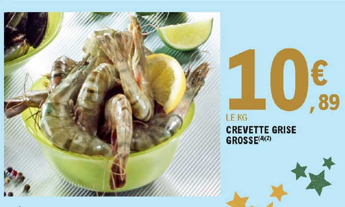 crevette grise grosse