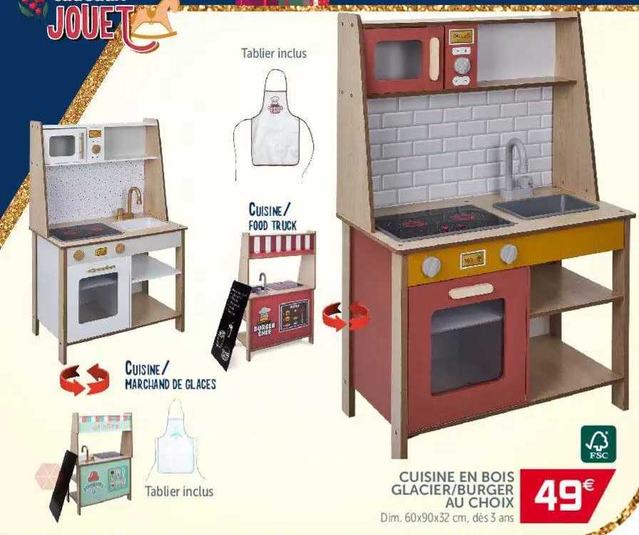 Cuisine En Bois Glacier - Burger