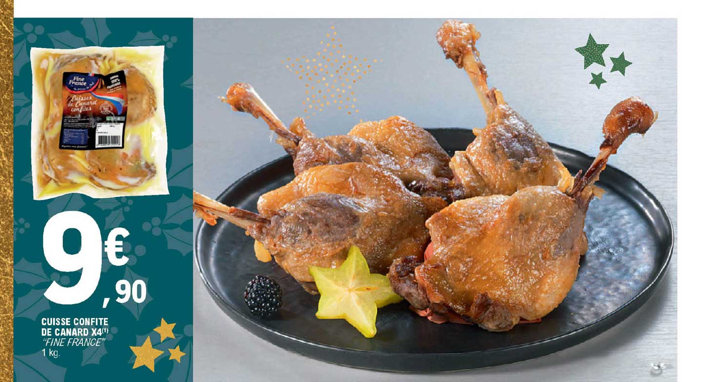 cuisse confite de caanrd x4 "fine france"