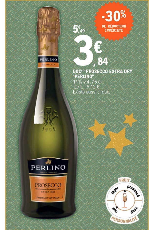 Doc Prosecco Extra Dry "perlino"