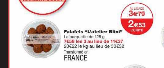 falafels "l'atelier blini"