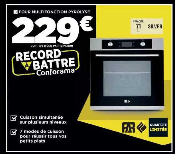 Four Multifonction Pyrolyse