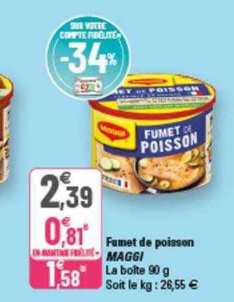 fumet de poisson maggi