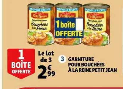Garniture Pour Bouchées à La Reine Petit Jean