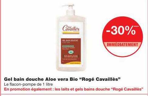 gel bain douche aloé vera bio "rogé cavaillès"