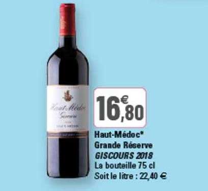 haut-médoc grande réserve giscours 2018