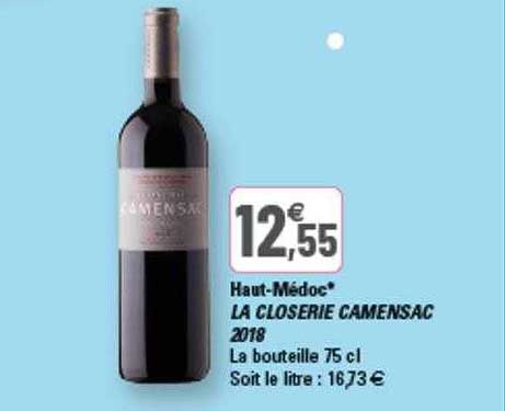haut-médoc la closerie camensac 2018