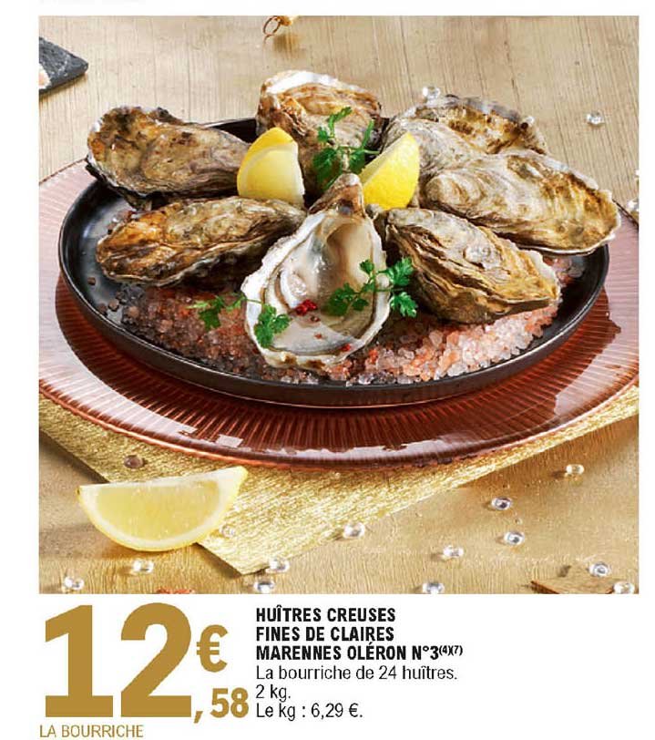 huîtres creuses fines de claires marennes oléron n°3