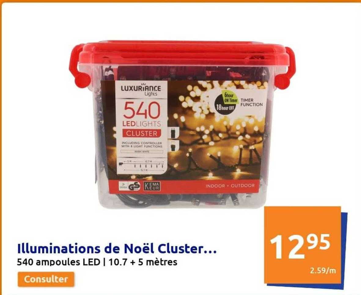 illuminations de noël cluster...