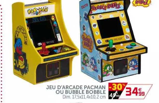 jeu d'arcade pacman ou bubble bobble