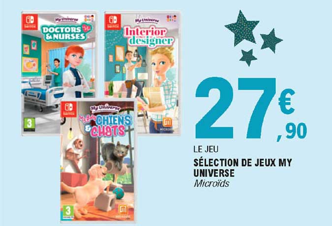 jeux my universe - microïds