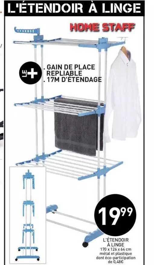 l'étendoir à linge