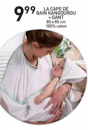 La Cape De Bain Kangourou + Gant