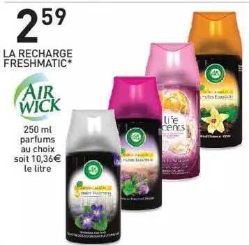 la recharge freshmatic air wick