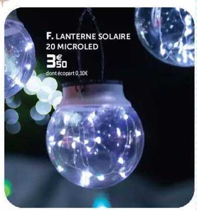 lanterne solaire 20 microled
