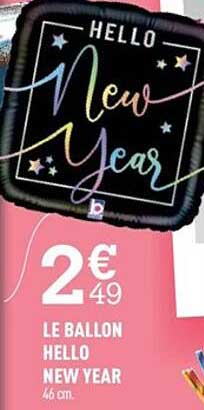 le ballon hello new year