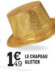 le chapeau glitter