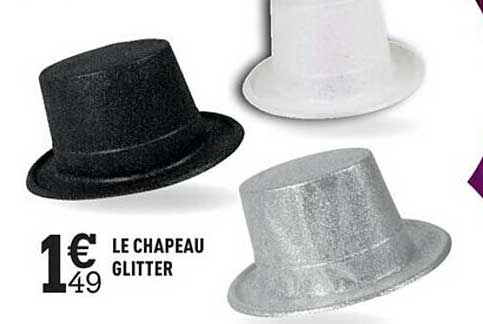 le chapeau glitter