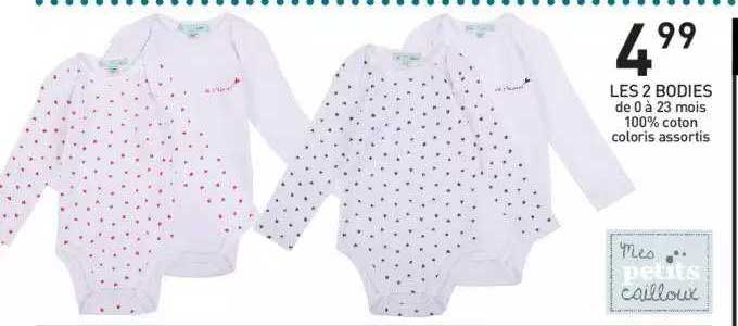 les 2 bodies mes petits cailloux