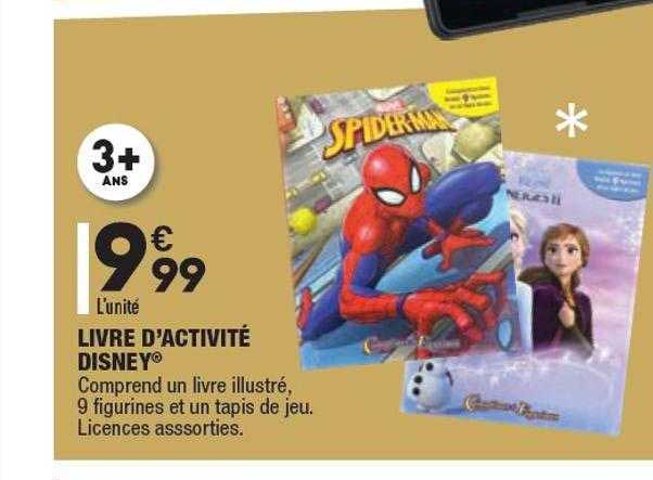 livre d'activité disney