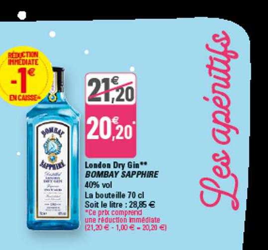 London Dry Gin Bombay Sapphire