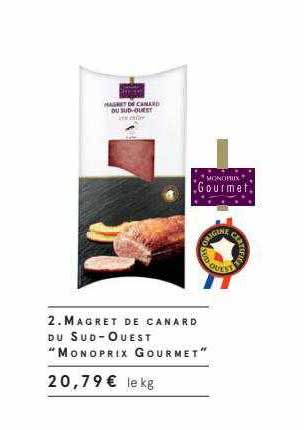 magret de canard du sud-ouest "monoprix gourmet"
