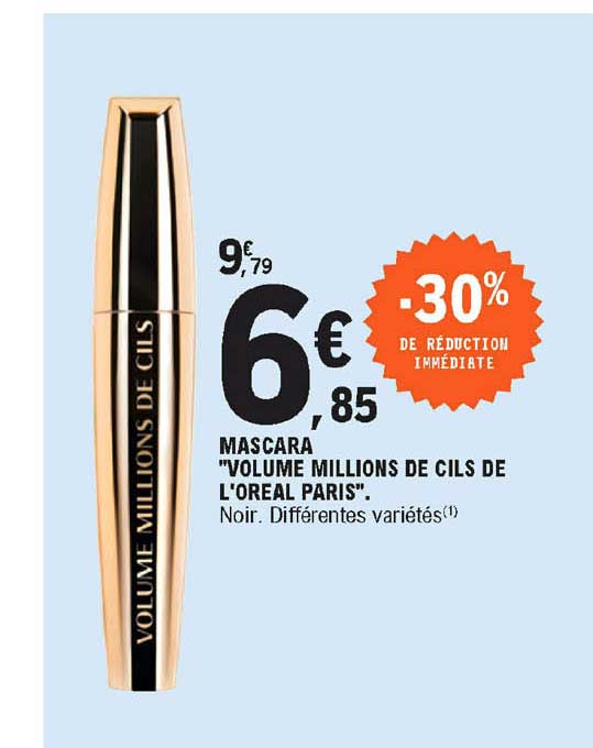 mascara "volume millions de cils de l'oréal paris"