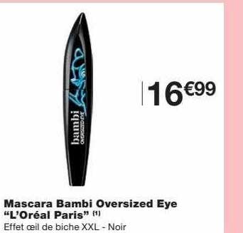 mascara bambi oversized eye "l'oréal paris"