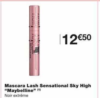 mascara lash sensational sky high "maybelline"