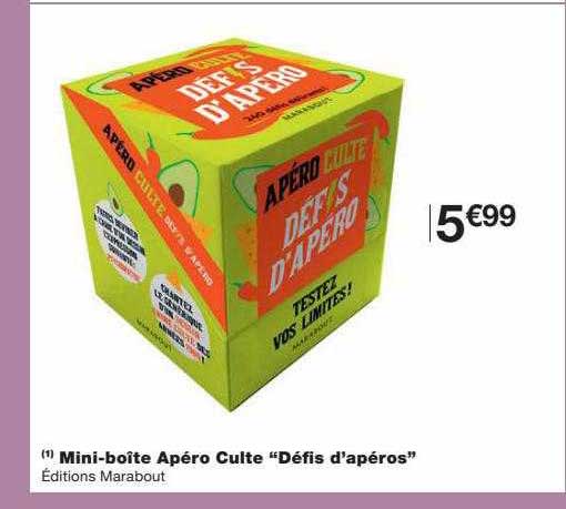 mini-boîte apéro culte "défis d'apéros"