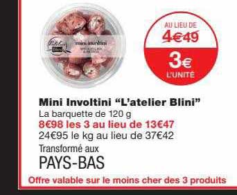 Mini Involtini "l'atelier Blini"