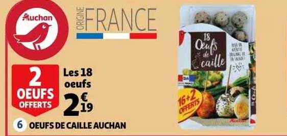 Oeufs De Caille Auchan