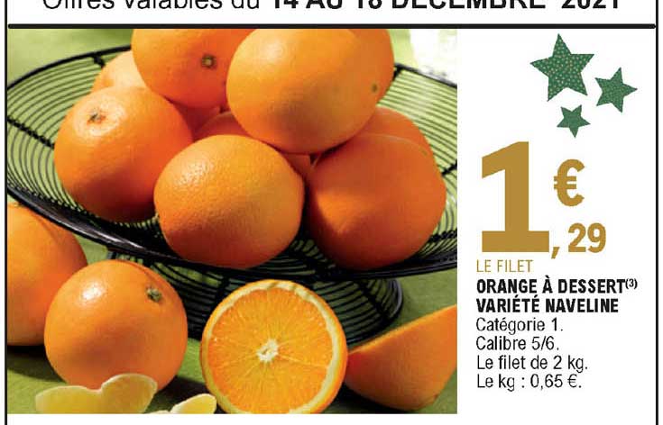 orange à dessert variété naveline