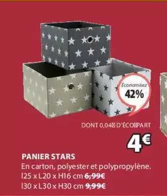 Panier Stars