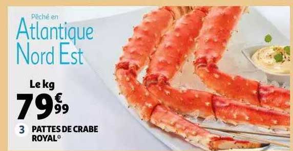 pattes de crabe royal