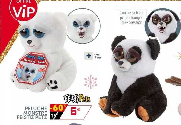 peluche monstre feistiz petz