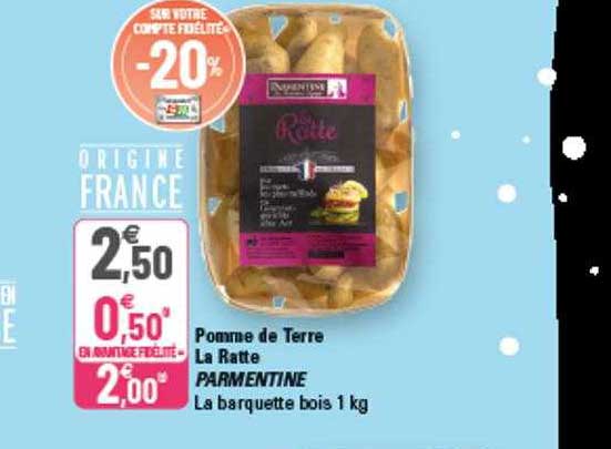 pomme de terre la ratte parmentine