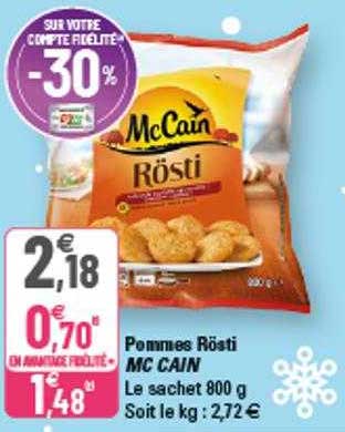 pommes rösti mc cain
