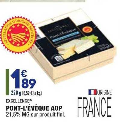 pont-l'évêque aop excellence