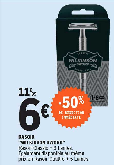 rasoir "wilkinson sword"