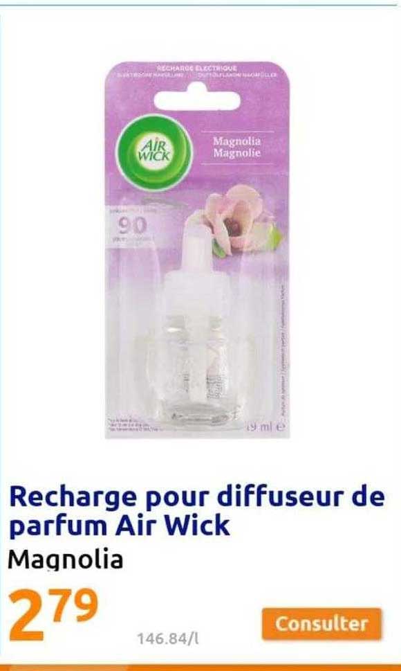 recharge pour diffuseur de parfum air wick