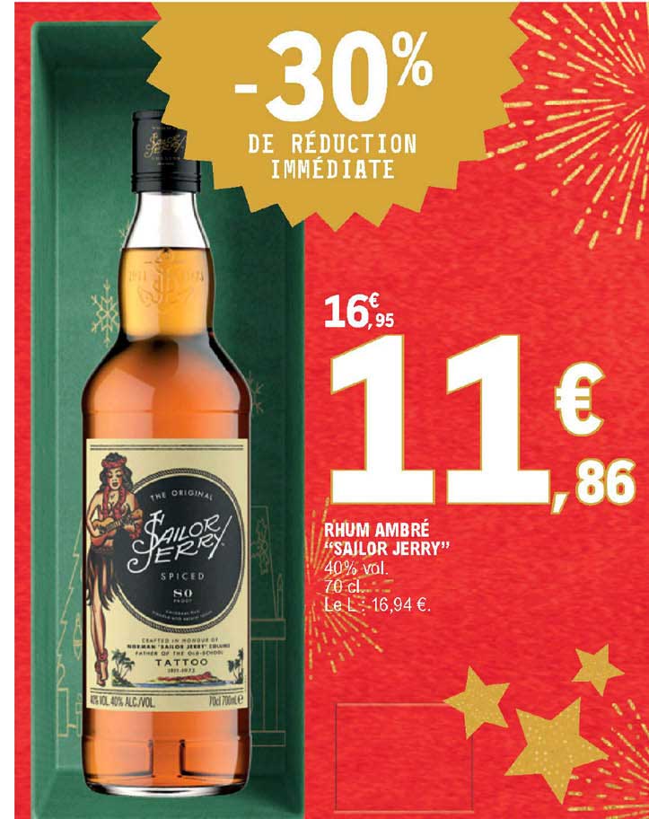 rhum ambré "sailor jerry"