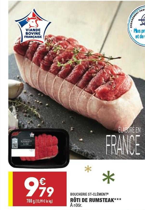 Rôti De Rumsteak Boucherie St-clément