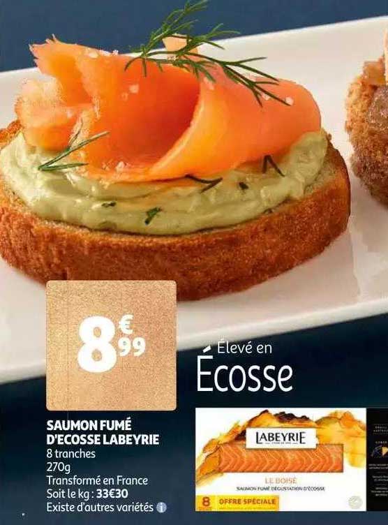 saumon fumé d'écosse labeyrie