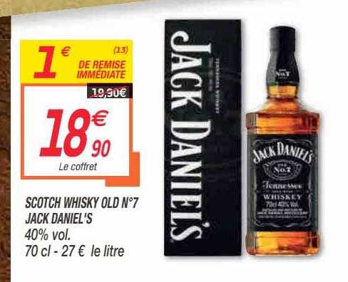 scotch whisky old n°7 jack daniel's