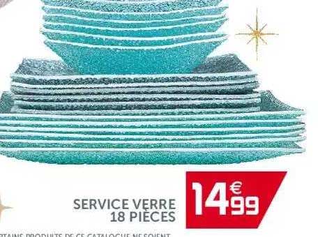 Service Verre 18 Pièces