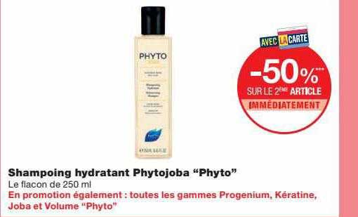 shampoing hydratant phytojoba "phyto"