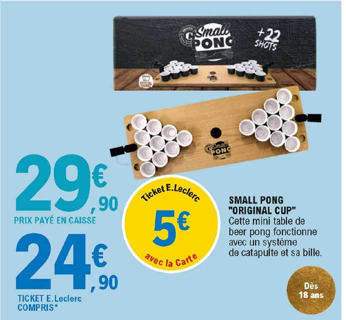 small pong "original cup"