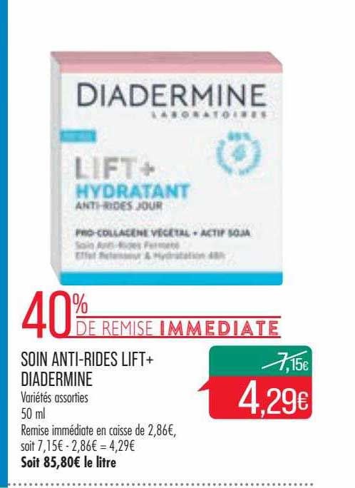 soin anti-rides lift+ diadermine