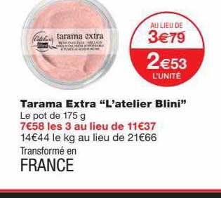 tarama extra "l'atelier blini"
